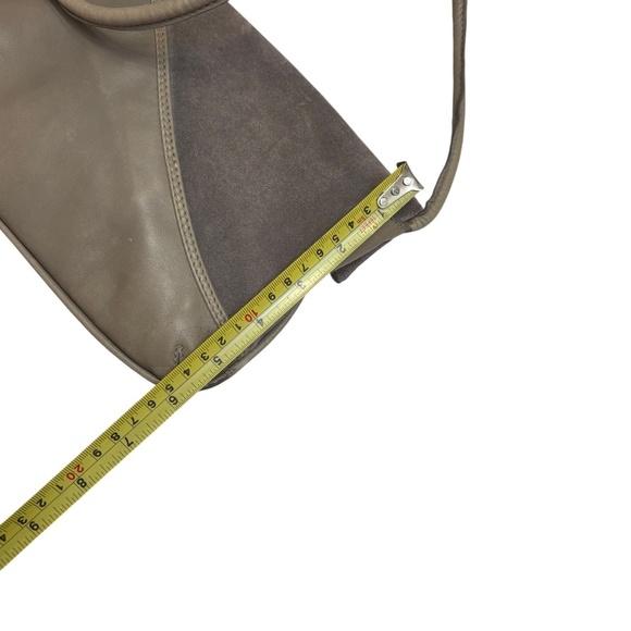 Asprey London grey taupe suede and leather mini bag - Picture 4 of 11